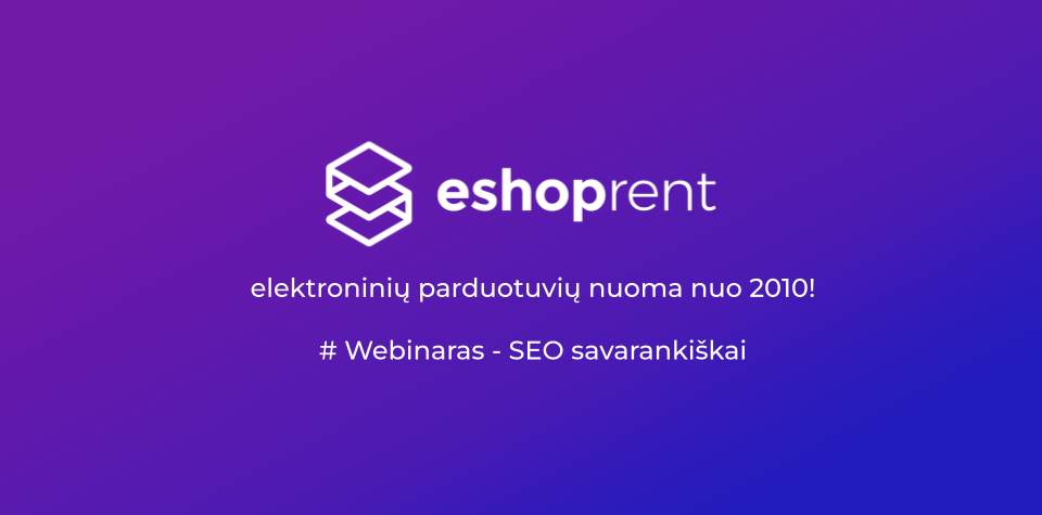 Elektroninės parduotuvės SEO